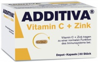 Additiva vitamín C + zinek 80cps. 