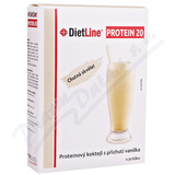 DietLine Protein 20 koktejl vanilka v prku 3x25g