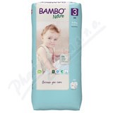 Bambo Nature 3 dtsk plenkov kalhotky 4-8kg 52ks