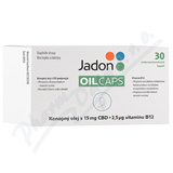 Jadon OIL CAPS konop. olej 15mg CBD+vit. B12 cps. 30