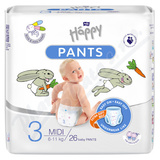 Happy Pants Midi plenkov� kalhotky 6-11kg 26ks