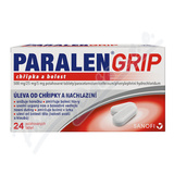 Paralen Grip chřipka+bolest 500-25-5mg tbl. flm24 I