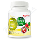 Vitamn C 1000mg+pek 50mg tbl. 90