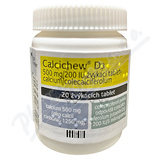 Calcichew D3 500mg-200IU tbl. mnd. 20