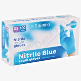 SOFTCLINIC Nitril ruk. vyšetř. nepudr. modré XS 100ks