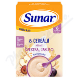 Sunar Mln kae 8 cerel. vestka-jablko 6m+ 210g