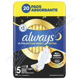 Always Ultra Secure Night Extra 5 vlo�ky 20ks