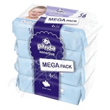 Panda vlh�en� ubrousky sensitive 4x56ks