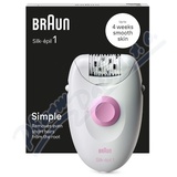 Braun Silk�pil 1 epil�tor b�lo-r��ov�