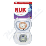 NUK Perfect M. AIR Night dudl�k 0-6m 2ks mix barev