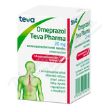 Omeprazol Teva Pharma 20mg por. cps. etd. 14x20mg